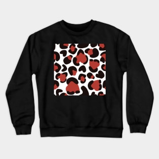 Heart Leopard Crewneck Sweatshirt